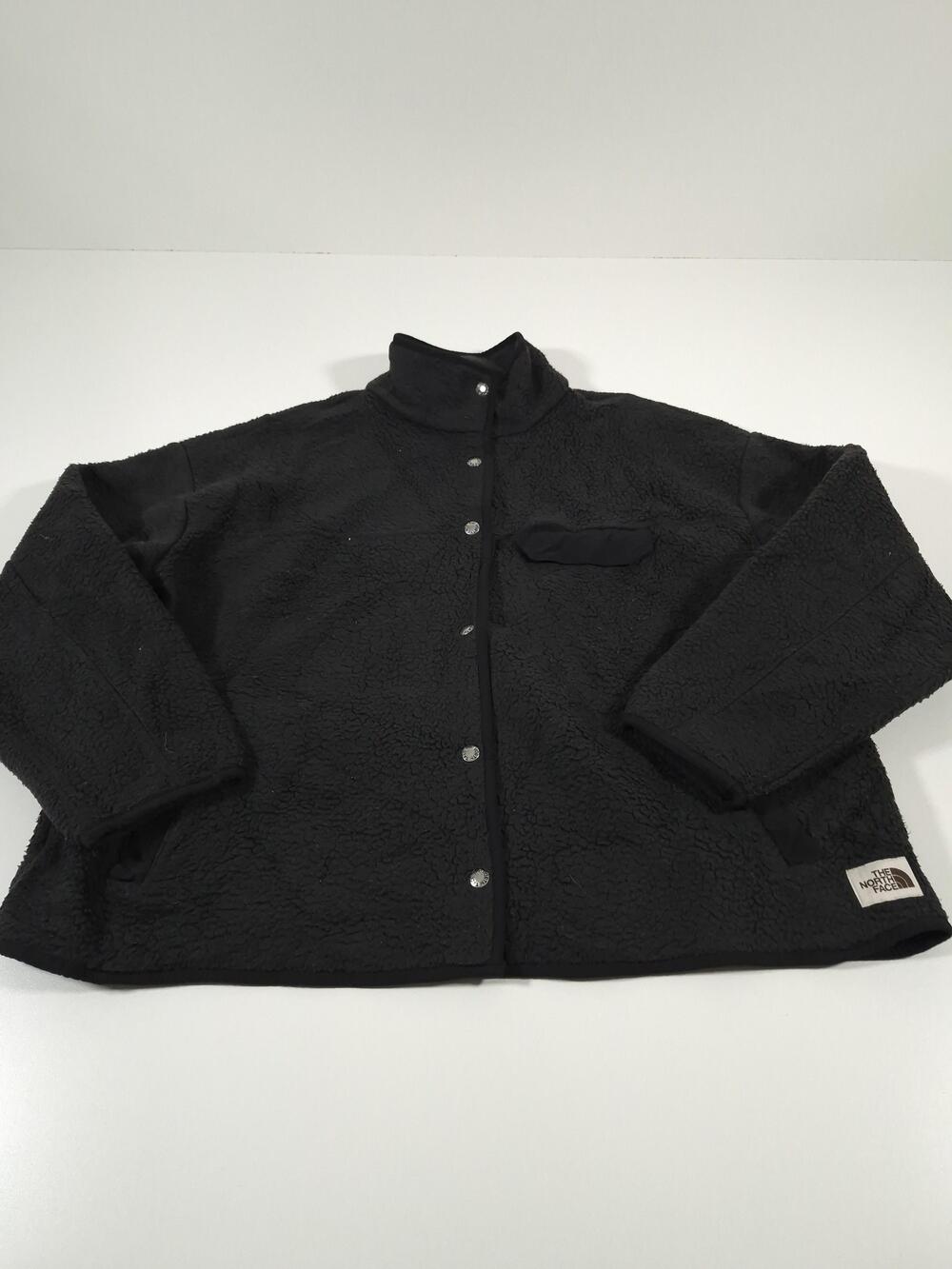 The North Face Women’s Size XL Cragmont Black High Pile Fleece Coat Jacket